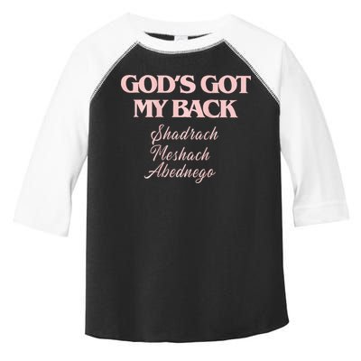 Gods Got My Back Toddler Fine Jersey T-Shirt