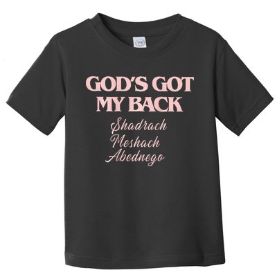 Brandon L.A.K.E Gods Got My Back Toddler T-Shirt