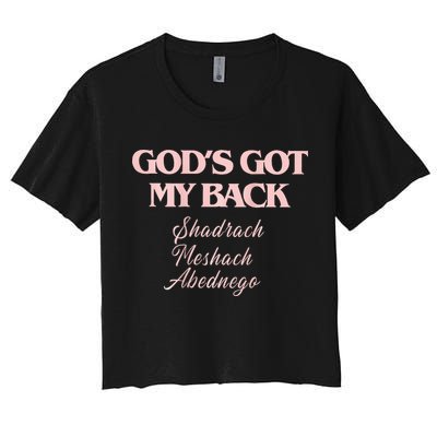 Brandon L.A.K.E Gods Got My Back Crop Top