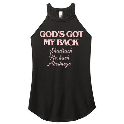 Brandon L.A.K.E Gods Got My Back Women's Perfect Tri Rocker Tank
