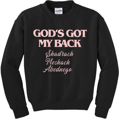 Brandon L.A.K.E Gods Got My Back Kids Sweatshirt