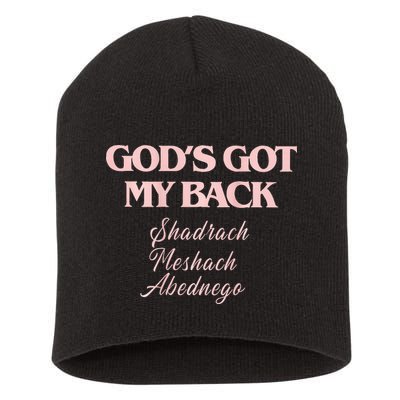 Brandon L.A.K.E Gods Got My Back Short Acrylic Beanie