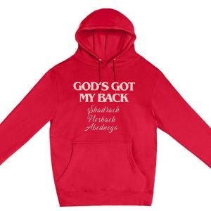 Brandon L.A.K.E Gods Got My Back Premium Pullover Hoodie