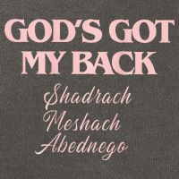Gods Got My Back Cotton Canvas Backpack