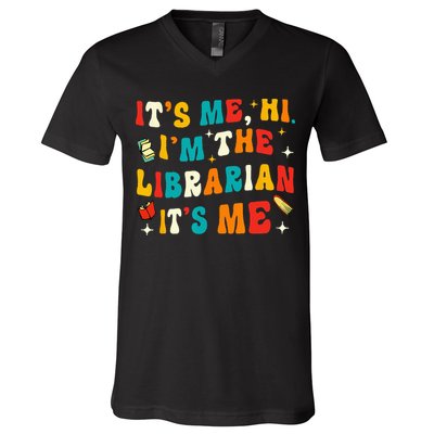 Book Lover Gifts Funny Bookworm Book Nerd Librarian V-Neck T-Shirt