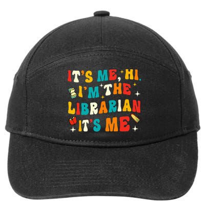Book Lover Gifts Funny Bookworm Book Nerd Librarian 7-Panel Snapback Hat