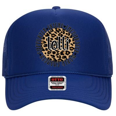 Best Lolli Grandmother Appreciation Lolli Grandma (2) High Crown Mesh Back Trucker Hat