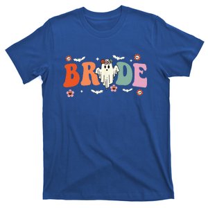 Bride Lets Go Ghouls Ghost Halloween Spooky Bachelorette T-Shirt