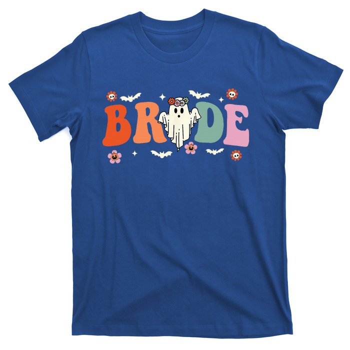 Bride Lets Go Ghouls Ghost Halloween Spooky Bachelorette T-Shirt