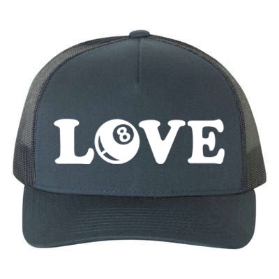 Billiards Love Gift Yupoong Adult 5-Panel Trucker Hat