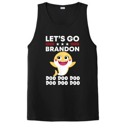 Babby Let's Go Brandon Doo Doo Doo Shark PosiCharge Competitor Tank