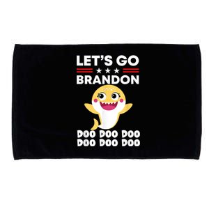 Babby Let's Go Brandon Doo Doo Doo Shark Microfiber Hand Towel