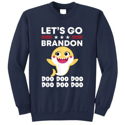 Babby Let's Go Brandon Doo Doo Doo Shark Sweatshirt