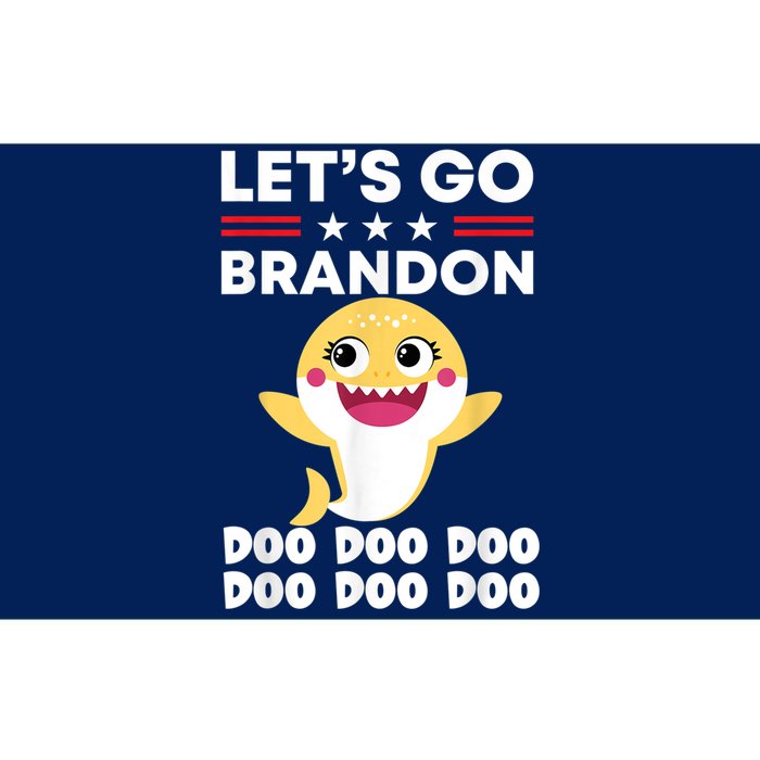 Babby Let's Go Brandon Doo Doo Doo Shark Bumper Sticker