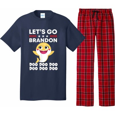 Babby Let's Go Brandon Doo Doo Doo Shark Pajama Set