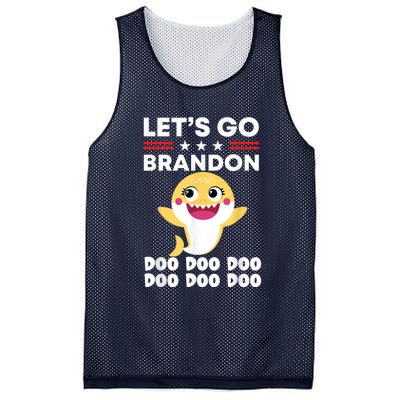 Babby Let's Go Brandon Doo Doo Doo Shark Mesh Reversible Basketball Jersey Tank