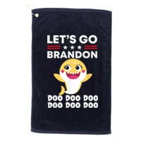 Babby Let's Go Brandon Doo Doo Doo Shark Platinum Collection Golf Towel