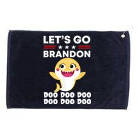 Babby Let's Go Brandon Doo Doo Doo Shark Grommeted Golf Towel