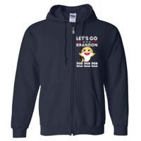 Babby Let's Go Brandon Doo Doo Doo Shark Full Zip Hoodie