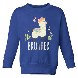 Brother Llama Great Gift Christmas Matching Family Tribe Boy Gift Toddler Sweatshirt