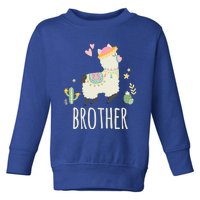 Brother Llama Great Gift Christmas Matching Family Tribe Boy Gift Toddler Sweatshirt