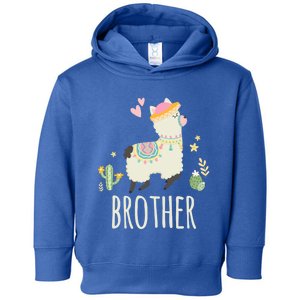 Brother Llama Great Gift Christmas Matching Family Tribe Boy Gift Toddler Hoodie