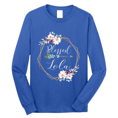 Blessed Lola Grandma Gift Long Sleeve Shirt