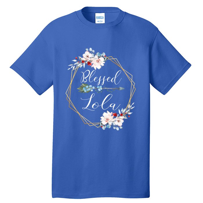 Blessed Lola Grandma Gift Tall T-Shirt