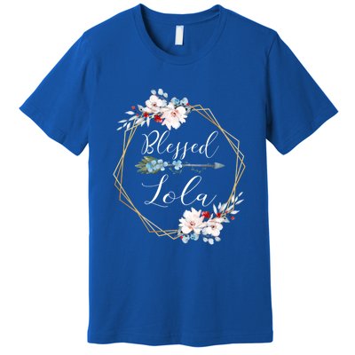 Blessed Lola Grandma Gift Premium T-Shirt