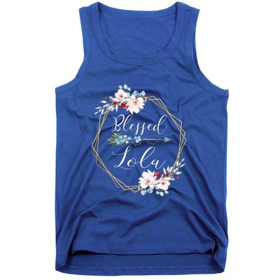 Blessed Lola Grandma Gift Tank Top