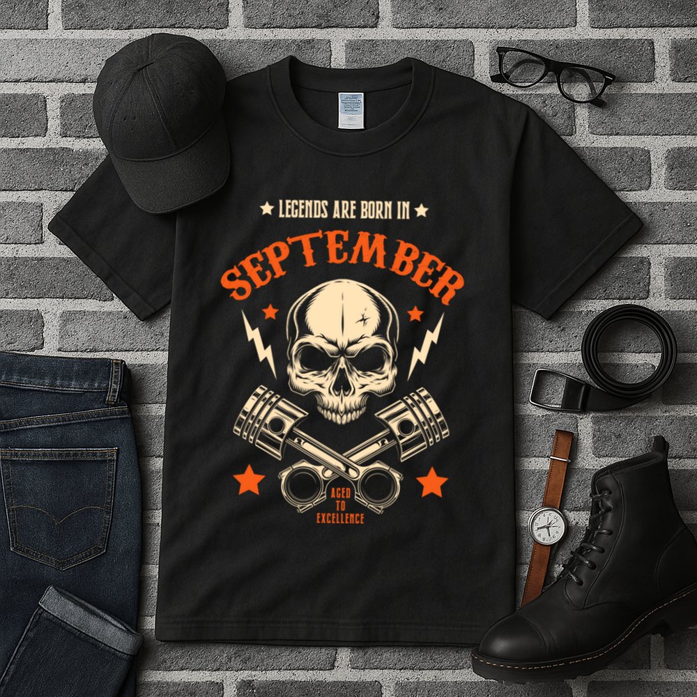 Birthday Legend Gifts Born In September Tall T-Shirt