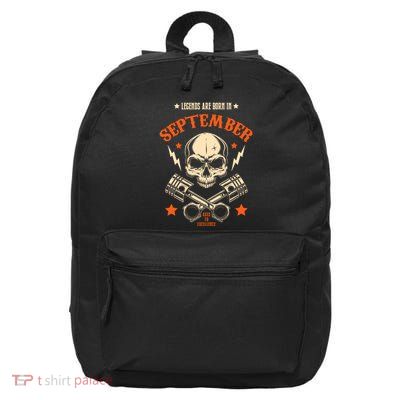 Birthday Legend Gifts Born In September 16 in Basic Backpack