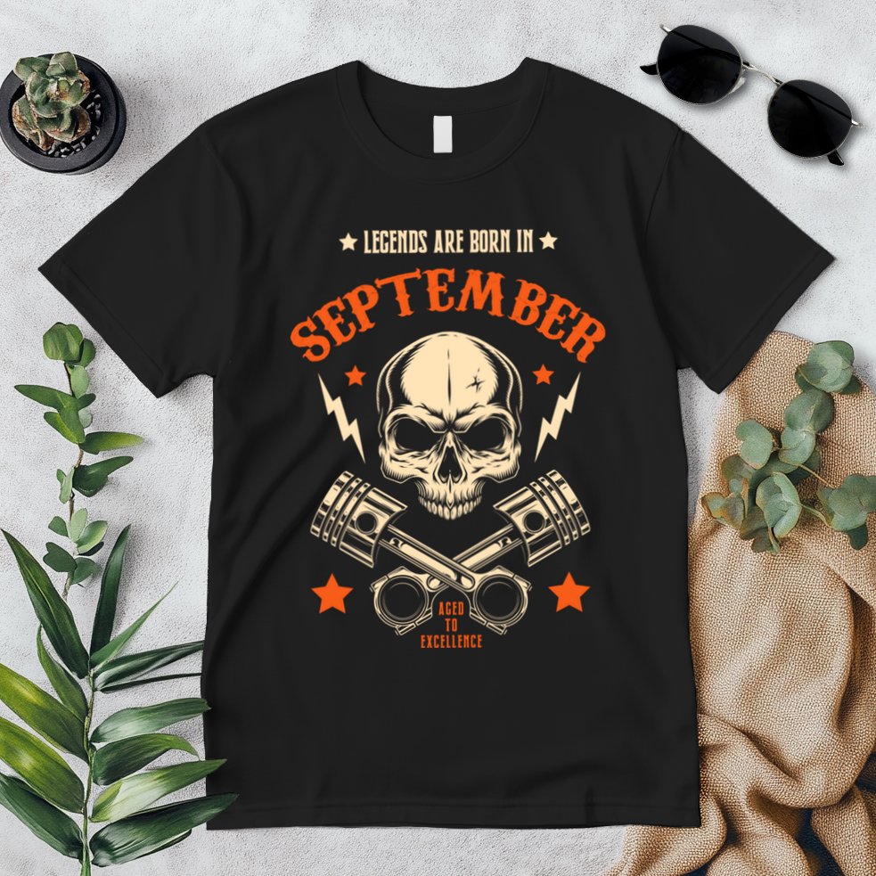 Birthday Legend Gifts Born In September Premium T-Shirt