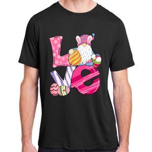 Bunny Love Gnome Rabbit Eggs Hunting Happy Easter Day Funny Adult ChromaSoft Performance T-Shirt