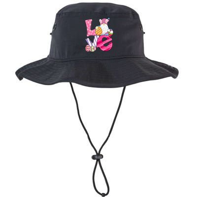 Bunny Love Gnome Rabbit Eggs Hunting Happy Easter Day Funny Legacy Cool Fit Booney Bucket Hat