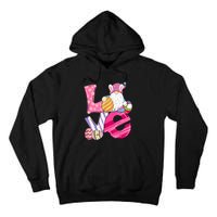 Bunny Love Gnome Rabbit Eggs Hunting Happy Easter Day Funny Tall Hoodie