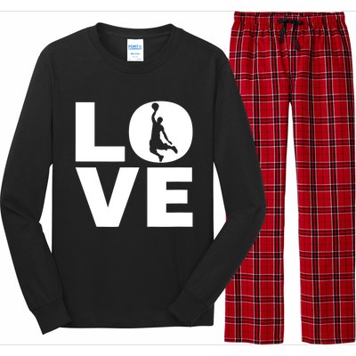 Basketball Lover Gift For Basketball Players & Basketballers Long Sleeve Pajama Set