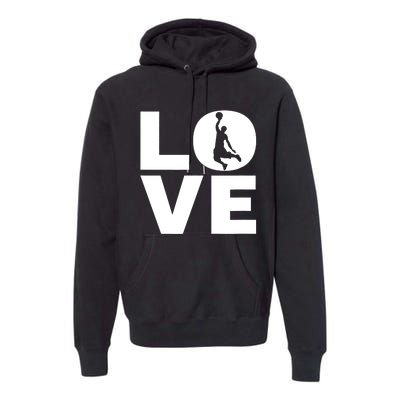 Basketball Lover Gift For Basketball Players & Basketballers Premium Hoodie