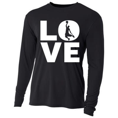 Basketball Lover Gift For Basketball Players & Basketballers Cooling Performance Long Sleeve Crew