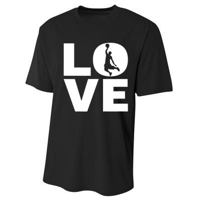 Basketball Lover Gift For Basketball Players & Basketballers Performance Sprint T-Shirt