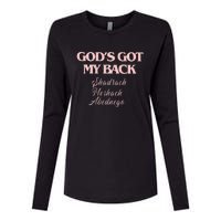 B.R.A.N.D.O.N L.A.K.E Gods Got My Back Womens Cotton Relaxed Long Sleeve T-Shirt