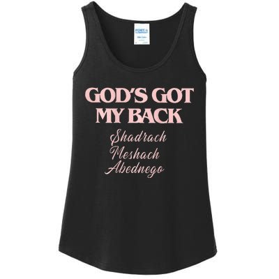 B.R.A.N.D.O.N L.A.K.E Gods Got My Back Ladies Essential Tank