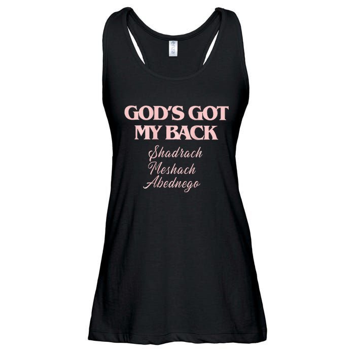 B.R.A.N.D.O.N L.A.K.E Gods Got My Back Ladies Essential Flowy Tank