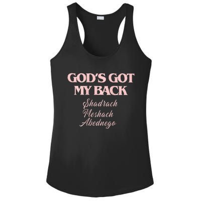 B.R.A.N.D.O.N L.A.K.E Gods Got My Back Ladies PosiCharge Competitor Racerback Tank