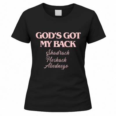 B.R.A.N.D.O.N L.A.K.E Gods Got My Back Women's T-Shirt