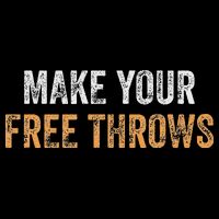 Basketball Lovers Gifts Make Your Free Throws 16 in Basic Backpack