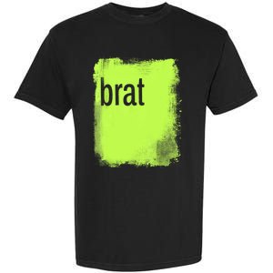 Brat Lime Green Trendy Grunge Design Apparel By Gu Garment-Dyed Heavyweight T-Shirt