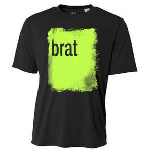 Brat Lime Green Trendy Grunge Design Apparel By Gu Cooling Performance Crew T-Shirt