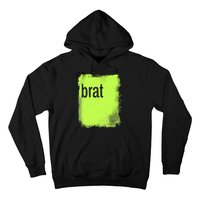 Brat Lime Green Trendy Grunge Design Apparel By Gu Hoodie