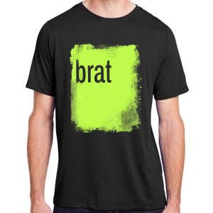 Brat Lime Green Trendy Grunge Design Apparel By Gu Adult ChromaSoft Performance T-Shirt